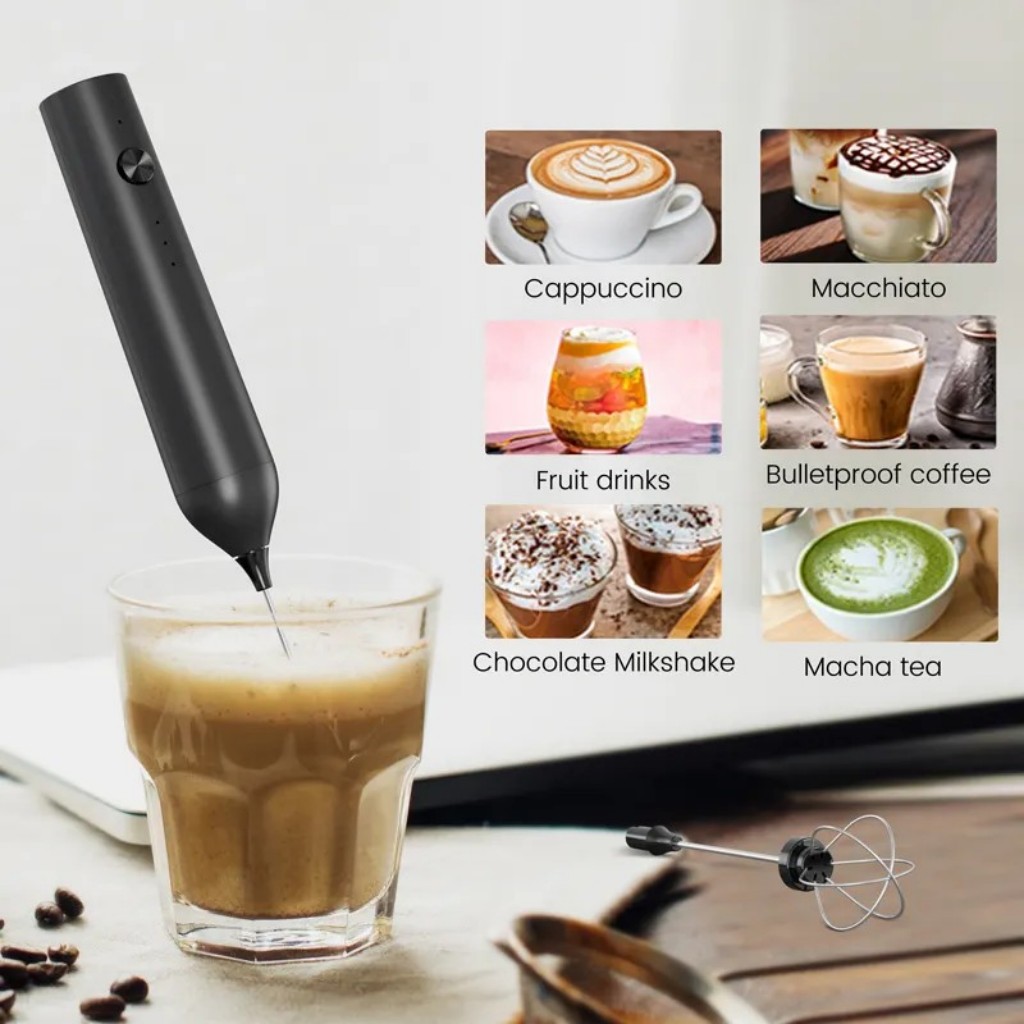 Coffee Maker - Беспроводной электрический мини-вспениватель молока, портативный миксер