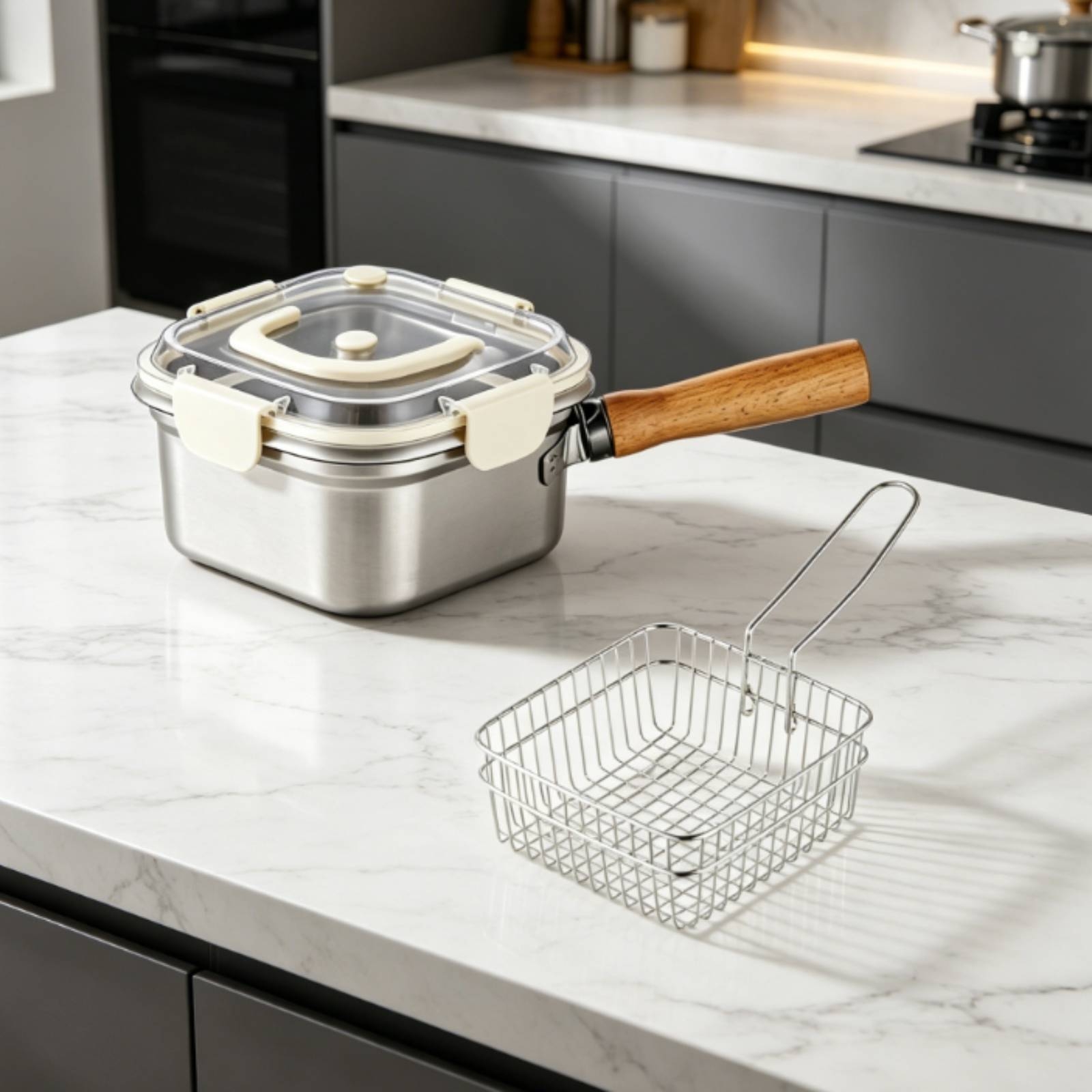Набор из 2-х кастрюль для фрит – обзор и цена Induction Cooker