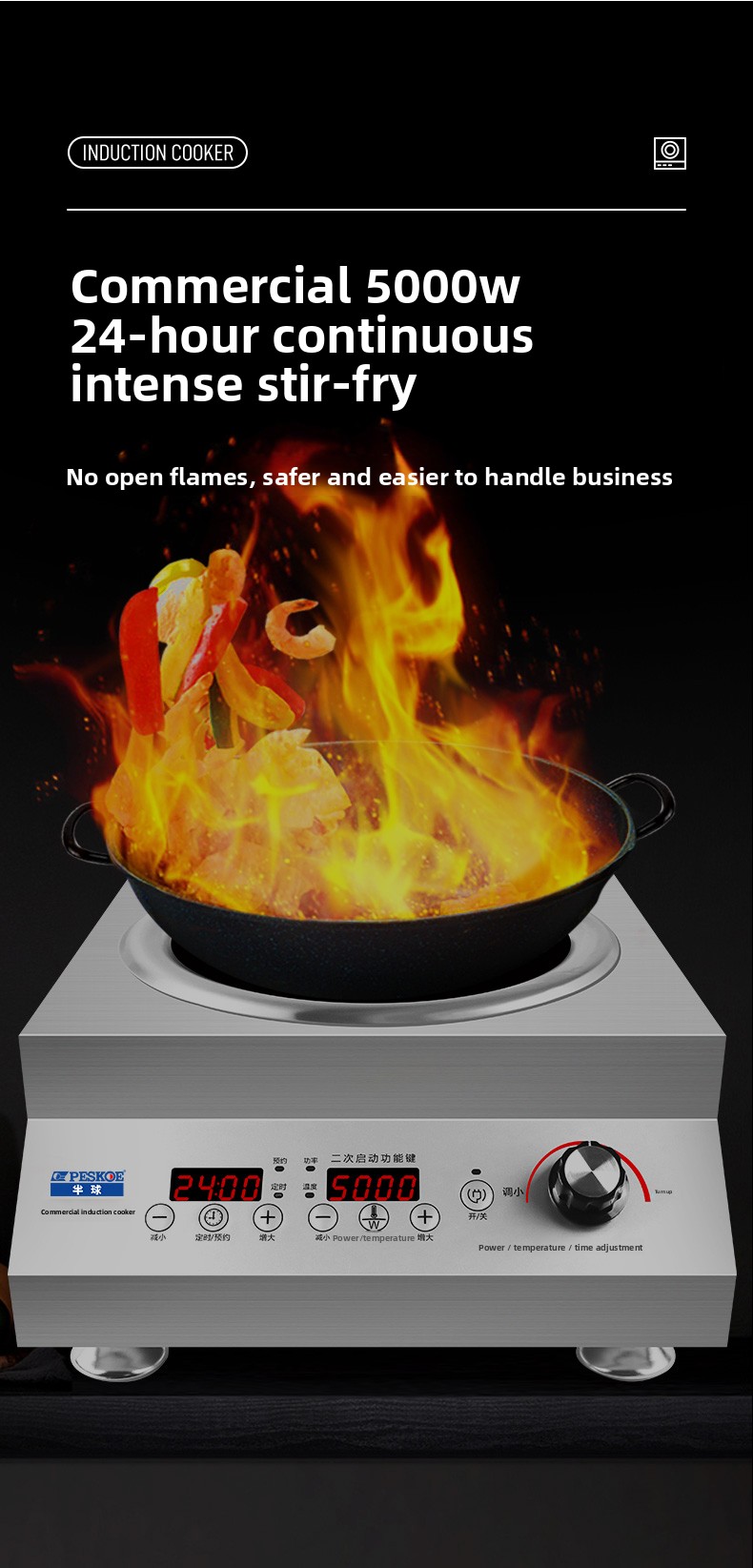 Индукционная плита коммерческа – обзор и цена Induction Cooktop Portable