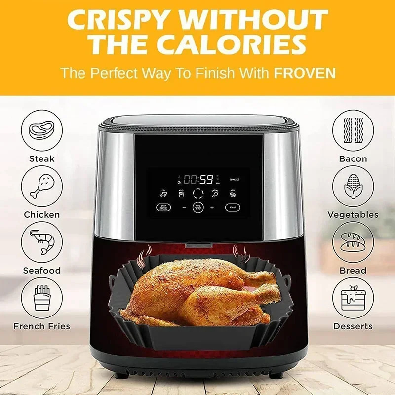 1 шт., силиконовая корзина для – обзор и цена Air Fryer