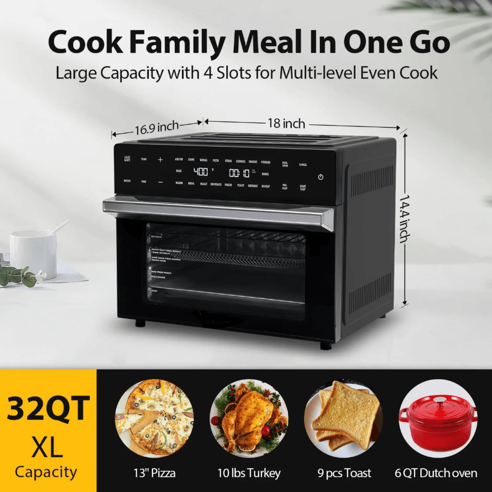 &For Kitchen 18-в-1 аэрофритюр – обзор и цена Air Fryer
